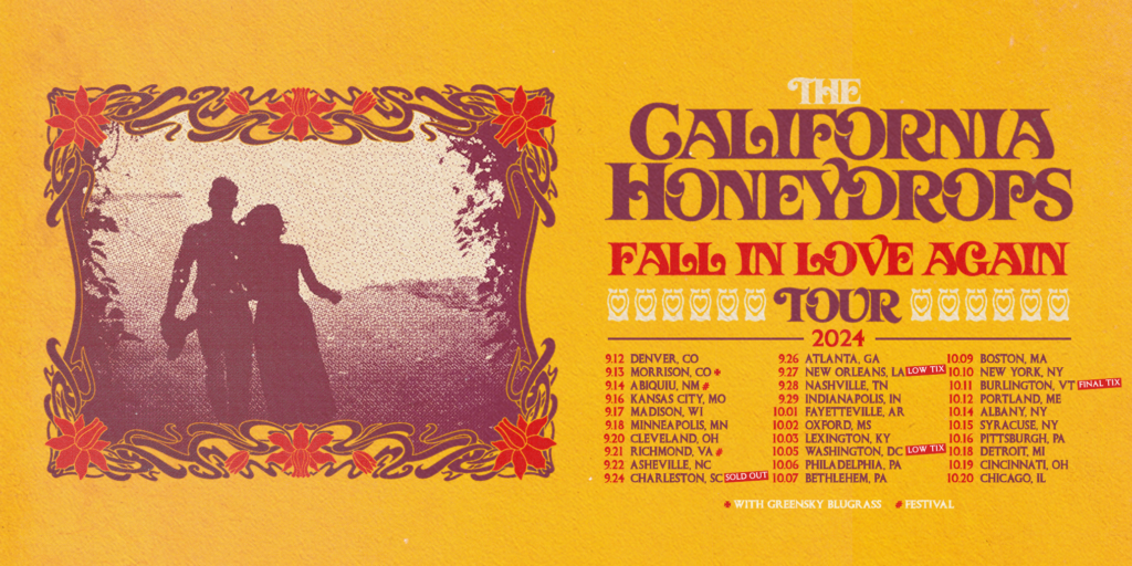 The California Honeydrops - Fall In Love Again 2024 Tour